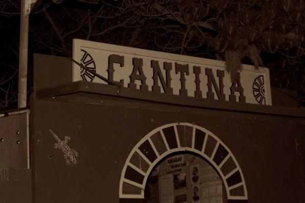 cantina at night